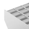 vidaXL Grate Step Silver Galvanized Steel 35.4 in x 9.4 in x 2.8 in