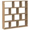 vidaXL Wall Cube Shelf Artisan Oak Engineered Wood Large Wall Cube Shelf