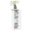 vidaXL Display Stand White Engineered Wood Medium Display Stand Square