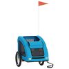 vidaXL Pet Bike Trailer Collapsible Pet Trailer Rectangular Industrial