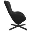 vidaXL Egg Chair Black 24.80 x 28.74 x 35.43 in Velvet
