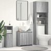 vidaXL Bathroom Cabinet Gray Sonoma Engineered wood Medium