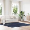 vidaXL Shaggy Rug Navy Polyester Large Foldable Area Rug Square