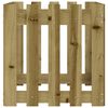 vidaXL Garden Planter Brown Impregnated pine wood Medium