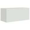 vidaXL File Cabinet Light Grey Powder-coated Steel Medium Locks