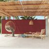 vidaXL Side Awning Red Fabric (100% polyester) with PU coating