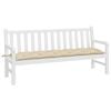vidaXL Garden Bench Cushion Beige Oxford fabric (100% polyester)