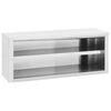 vidaXL Kitchen Wall Cabinet 47.2"x15.7"x19.7" Stainless Steel