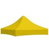 vidaXL Party Tent Roof 6.6'x6.6' Yellow 0.9 oz/ft²