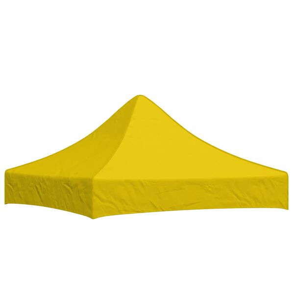vidaXL Party Tent Roof 6.6'x6.6' Yellow 0.9 oz/ft²