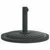 vidaXL Parasol Base Black PE (Polyethylene) and concrete Medium