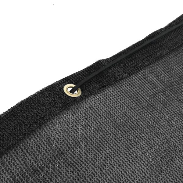 vidaXL Container Net HDPE 9.8x23.0' Black