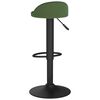 vidaXL Bar Stool Set of 2 Dark green