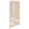 vidaXL Dog Gate Set of 6 Solid fir wood Foldable Dog Gate Rectangular