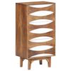 vidaXL Chest Of Drawer Wheat finish Solid Acacia Wood Tall