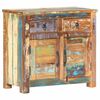 vidaXL Sideboard Multicolour Solid Reclaimed Wood