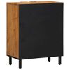 vidaXL Sideboard with Door Brown 23.6" x 13" x 29.5" Solid Acacia wood