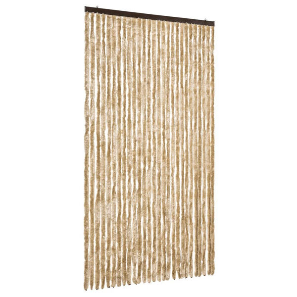 vidaXL Insect Curtain Beige 46.5x86.6" Chenille
