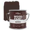 vidaXL Wood Paint Brown 6.50 x 6.50 x 6.26 in Wall Print