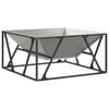 vidaXL Fire Pit Brown 31.50 x 31.50 x 15.75 in Steel