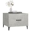 vidaXL Coffee Table Concrete Grey Engineered Wood, Metal
