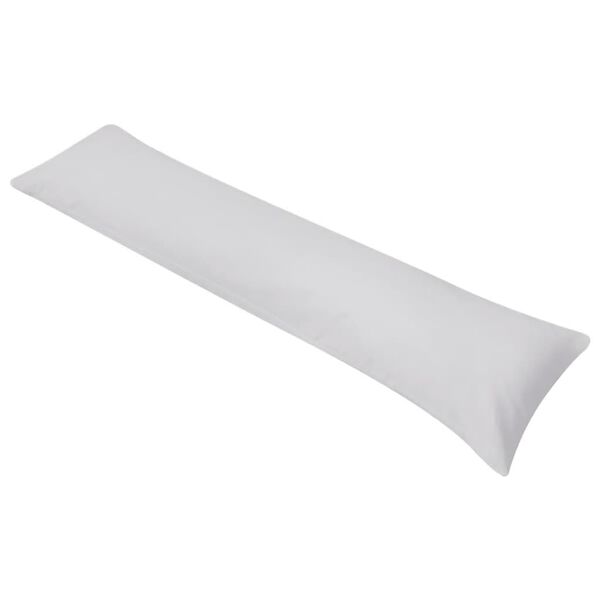 vidaXL Sleeper Pillow Gray Microfiber with PP cotton filling 15.7x57.1 in