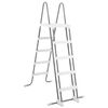 INTEX Pool Ladder Grey Steel, Plastic 52.0 in tall Pool Ladder Other