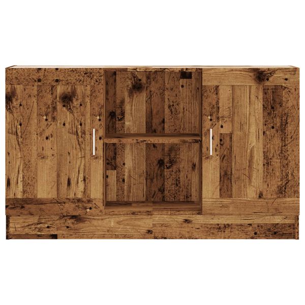 vidaXL Sideboard Old wood Engineered wood Medium Sideboard Rectangular