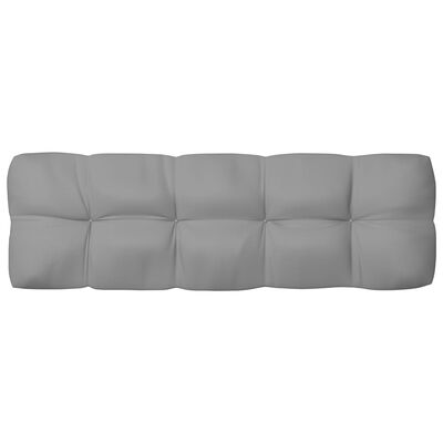 vidaXL Pallet Sofa Cushion Gray 47.2"x15.7"x3.9"
