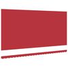 vidaXL Awning Replacement Fabric Red 228.35 x 135.83 in Polyester