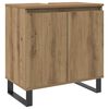 vidaXL Bathroom Cabinet Artisan Oak 22.8x13.0x23.6" Engineered Wood
