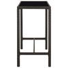 vidaXL Garden Bar Set Brown and Cream White
