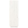 vidaXL Shoe Cabinet White Solid Pinewood Medium Shoe Cabinet