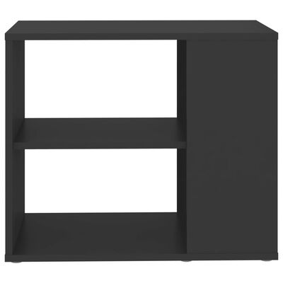 vidaXL Side Cabinet Gray 23.6"x11.8"x19.7" Engineered Wood
