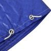 vidaXL Pool Cover Dark blue Polyethylene For 450-457 in pools