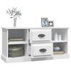 vidaXL TV Cabinet White Engineered Wood Medium TV Cabinet Rectangular