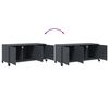 vidaXL TV Cabinet Anthracite Cold-rolled Steel 39.6x15.4x17.1 in