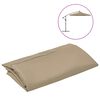 vidaXL Replacement Fabric Taupe 100% polyester 118.1 in diameter