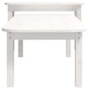 vidaXL Coffee Table Set White Solid pine wood Medium Stackable