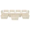 vidaXL Garden Lounge Set Natural wood Treated spruce wood Standard