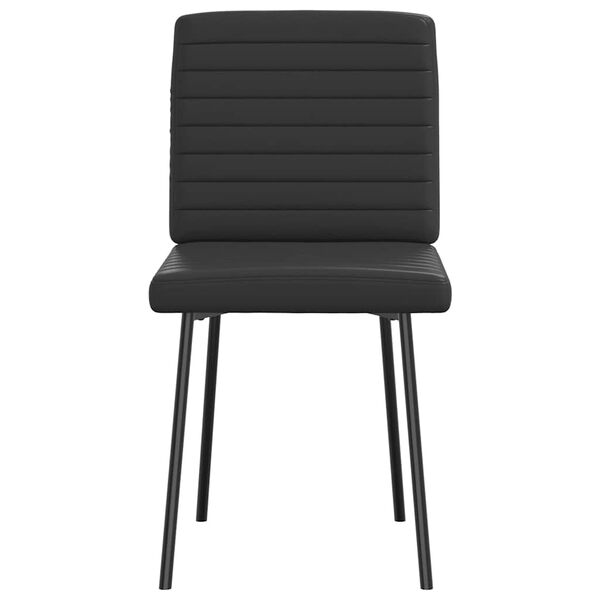 vidaXL Dining Chair Set of 6 Black