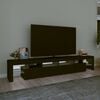 vidaXL TV Cabinet Black Engineered wood Large TV Cabinet Rectangular