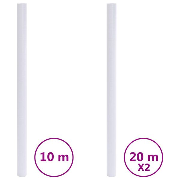 vidaXL Window Film Set of 3 Transparent Grey PVC Varies Window Film