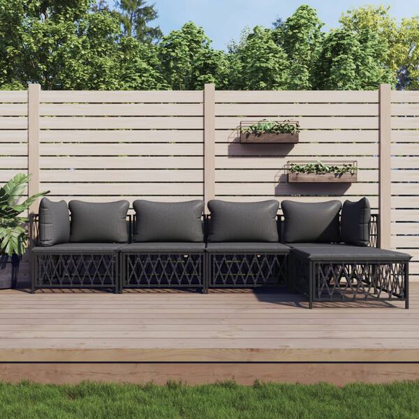 vidaXL Garden Lounge Set Anthracite