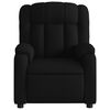 vidaXL Massage Recliner Chair Black Polyester, Metal, Plywood, Foam
