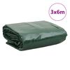 vidaXL Tarpaulin Green 9.8x19.7' 7.11 oz/ft&sup2;