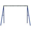 vidaXL Swing Frame Set of 6 Blue and Dark Green Painted steel Large