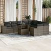 vidaXL Garden Sofa Set Grey