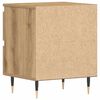 vidaXL Bedside Cabinet Artisan Oak 15.75 x 13.78 x 19.69 in