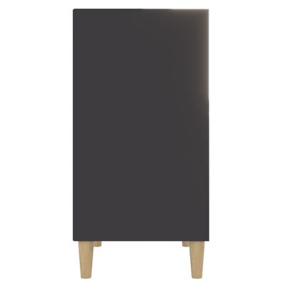 vidaXL Sideboard Gray 22.4"x13.8"x27.6" Engineered Wood